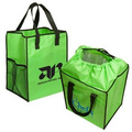 Insulated Drawstring Grocery Tote Bag